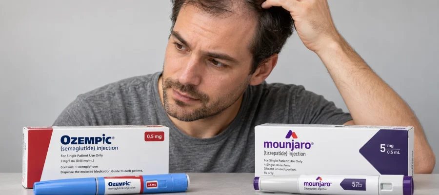 Ozempic, Tirzepatide and Hair Loss Is It Permanent